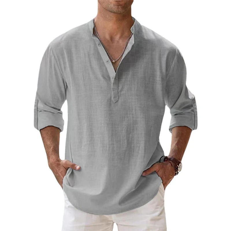 Capri Linen Shirt Old Money