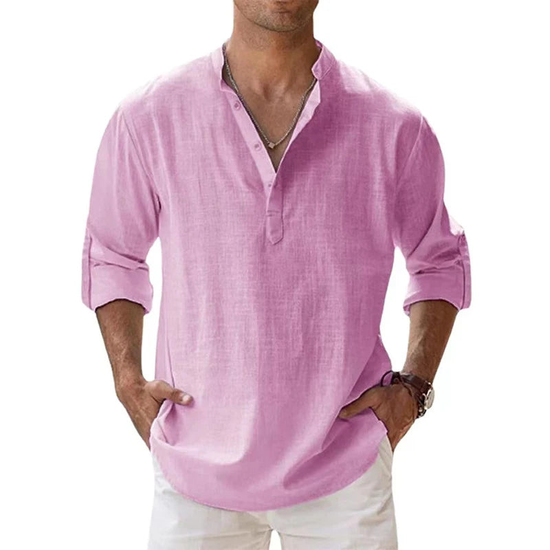 Capri Linen Shirt Old Money