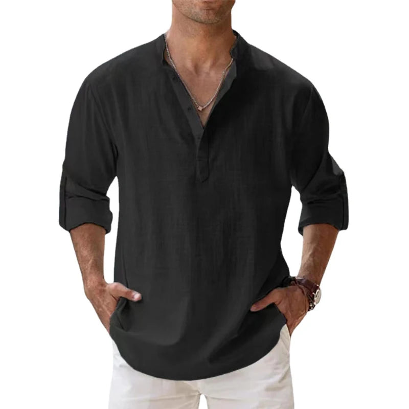 Capri Linen Shirt Old Money