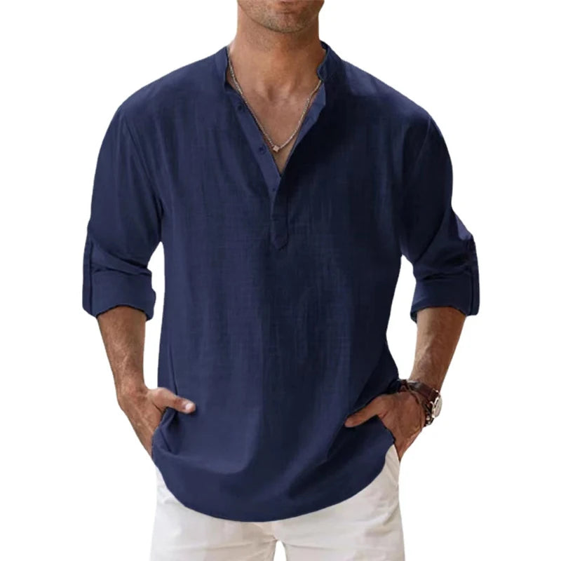 Capri Linen Shirt Old Money