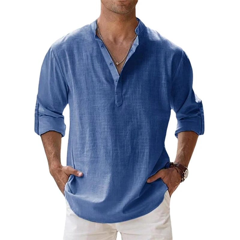 Capri Linen Shirt Old Money